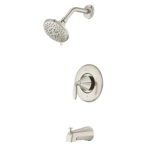 Pfister LG89-8WFK Brushed Nickel Single Handle Multi-Function Bathtub Shower Faucet (Trim Only)