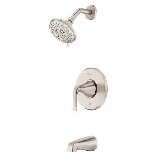 Pfister LG89-8MCAGS Single Handle Multi-Function Bathtub Shower Faucet, Brushed Nickel Trim