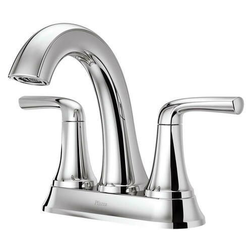 Pfister LG48-MCA0C Polished Chrome Two Handle Centerset Bathroom Sink Faucet