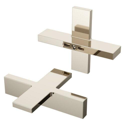 Pfister HHL-VRVXD Polished Nickel Cross Handle Kit