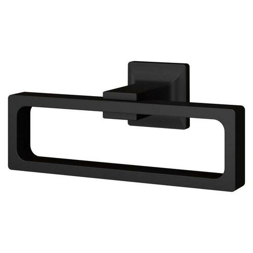 Pfister BRB-VRVB Matte Black Rectangular Closed Towel Ring