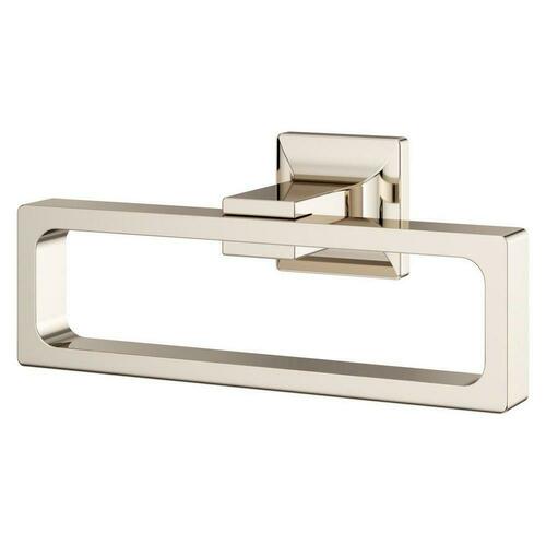 Pfister BRB-VRVD Polished Nickel Rectangular Closed Towel Ring