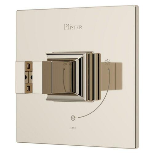 Pfister R89-1VRVD Polished Nickel Pressure Balancing Valve Trim (Handles Sold Separately)