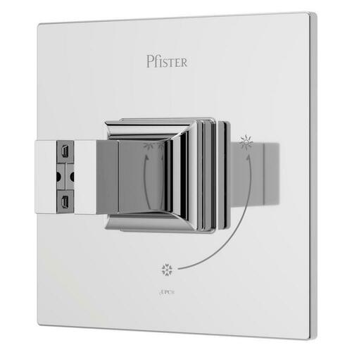 Pfister R89-1VRVC Polished Chrome Pressure Balancing Valve Trim (Handles Sold Separately)