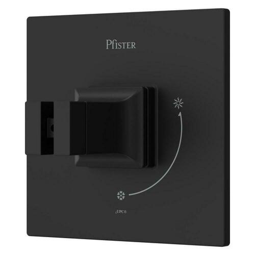 Pfister R89-1VRVB Matte Black Pressure Balancing Valve Trim (Handles Sold Separately)