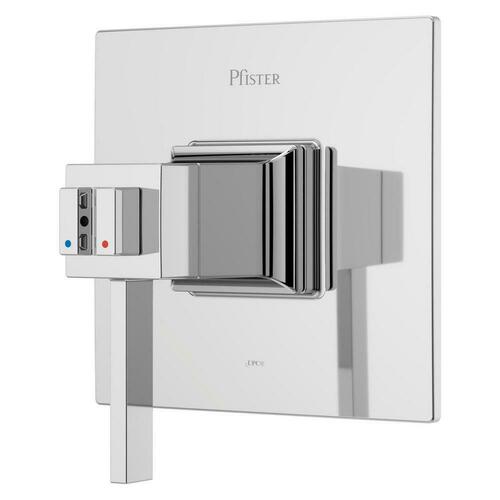 Pfister R89-VRVC Polished Chrome Single Handle Thermostatic Valve Trim
