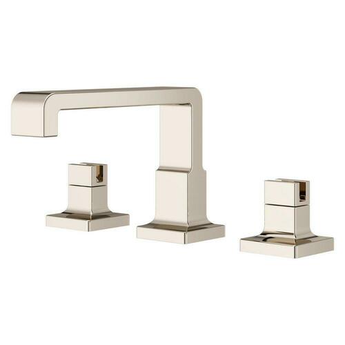 Pfister LG49-VRV1D Polished Nickel Widespread Bathroom Sink Faucet (Handles Sold Separately)