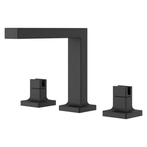 Pfister LG49-VRV2B Matte Black Two Handle Widespread Bathroom Sink Faucet (Handles Sold Separately)