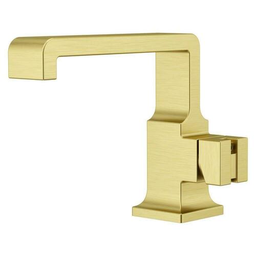 Pfister LG42-VRVBG Brushed Gold Single Handle Monoblock Bathroom Sink Faucet (Handle Sold Separately)