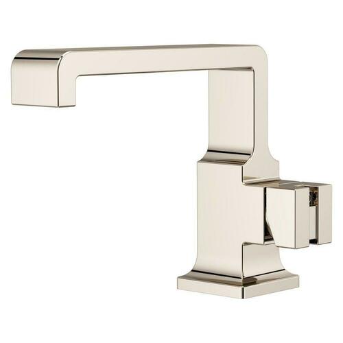 Pfister LG42-VRVD Polished Nickel Monoblock Bathroom Sink Faucet (Handle Sold Separately)