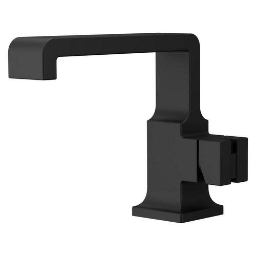 Pfister LG42-VRVB Matte Black Single Handle Monoblock Bathroom Sink Faucet (Handle Sold Separately)