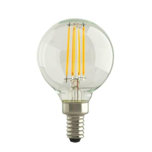 Satco S21209 60W G16-1/2 LED Dimmable Light Bulb, Candelabra E-12 Base