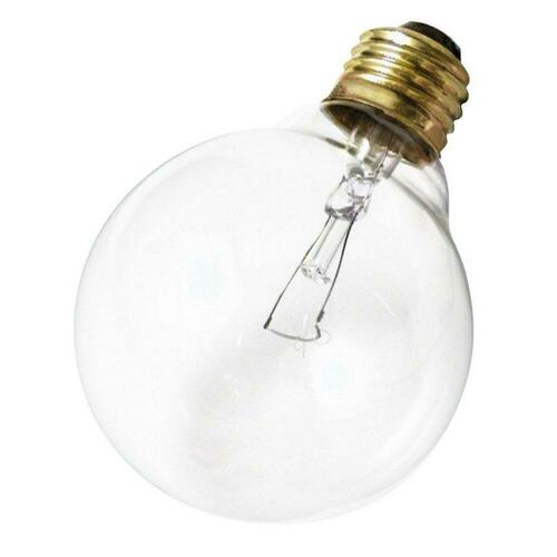 Satco S21226 40W LED G25 Dimmable Bulb, E26 Base, 3000K