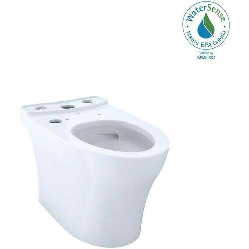 Toto CT446CEGNT40#01 Cotton Elongated Floor Mount Toilet Bowl