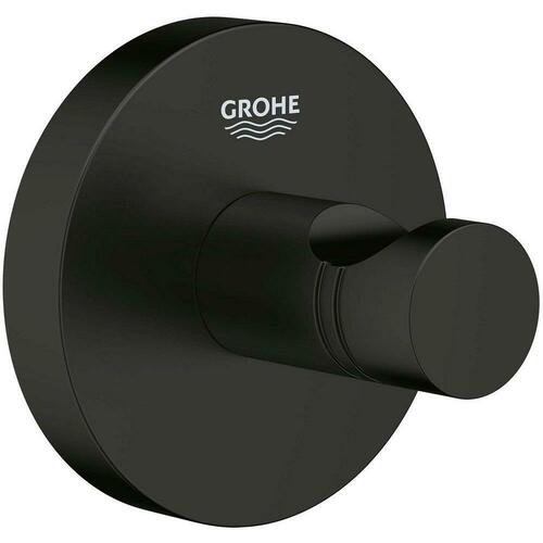 Grohe 403642431 Matte Black 1-Hook Robe Hook