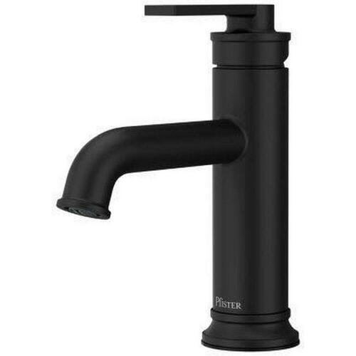 Pfister LG42-COL0B Matte Black Single Handle Centerset Bathroom Sink Faucet