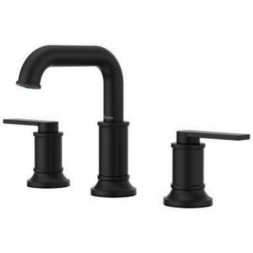 Pfister LG49-COL0B Matte Black Two Handle Widespread Bathroom Sink Faucet