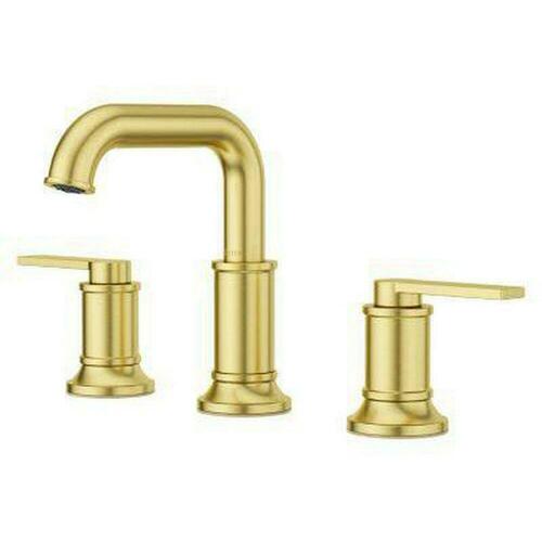 Pfister LG49-COL0BG Brushed Gold Two Handle Widespread Bathroom Sink Faucet