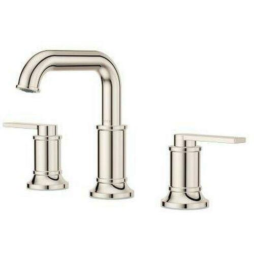 Pfister LG49-COL0D Widespread Two-Handle Bathroom Sink Faucet - Polished Nickel