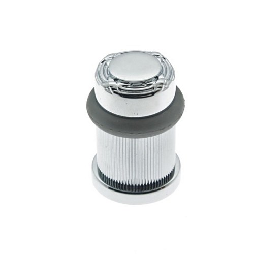 IDH 13092-026 Ribbon and Reed Bullet Door Bumper/Stop Polished Chrome