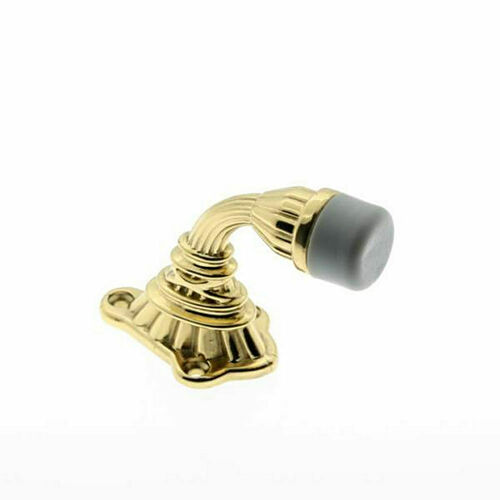 IDH 13200-003 Ribbon & Reed Crane Door Stop, Polished Brass