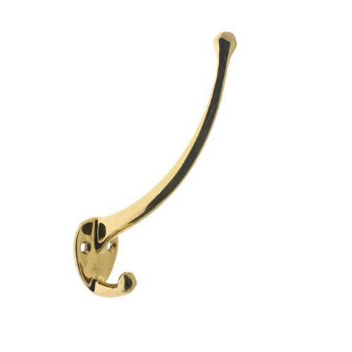 IDH 17011-003 Garment Hook Polished Brass