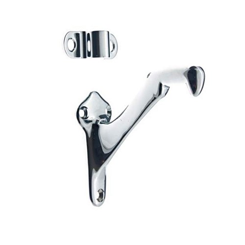 IDH 18014-026 Hand Rail Bracket (Tapered Base) Polished Chrome