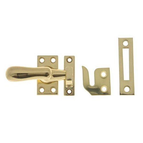 IDH 21014-003 Large Casement Fastener Polished Brass
