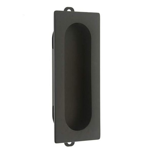 IDH 25400-10B Solid Brass Rectangular Flush Pull Oil Rubbed Bronze
