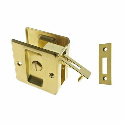 IDH 25411-004 Pocket Privacy Door Pull, Satin Brass