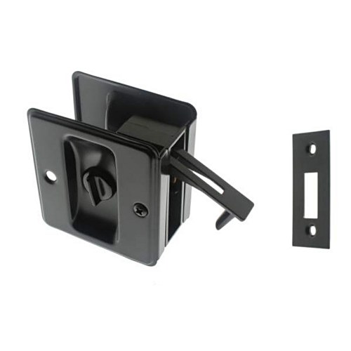 IDH 25411-019 Pocket Privacy Door Pull Matte Black
