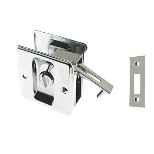 IDH 25411-026 Pocket Privacy Door Pull Polished Chrome