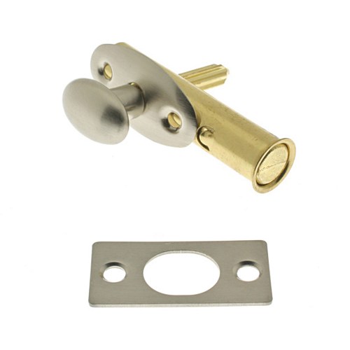 IDH 28500-015 Mortise Door Bolt Satin Nickel