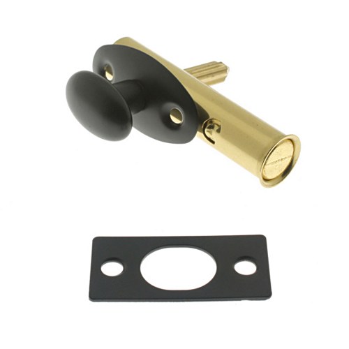 IDH 28500-019 Mortise Door Bolt Matte Black