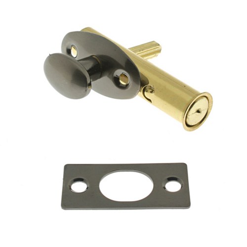 IDH 28500-15A Mortise Door Bolt Antique Nickel