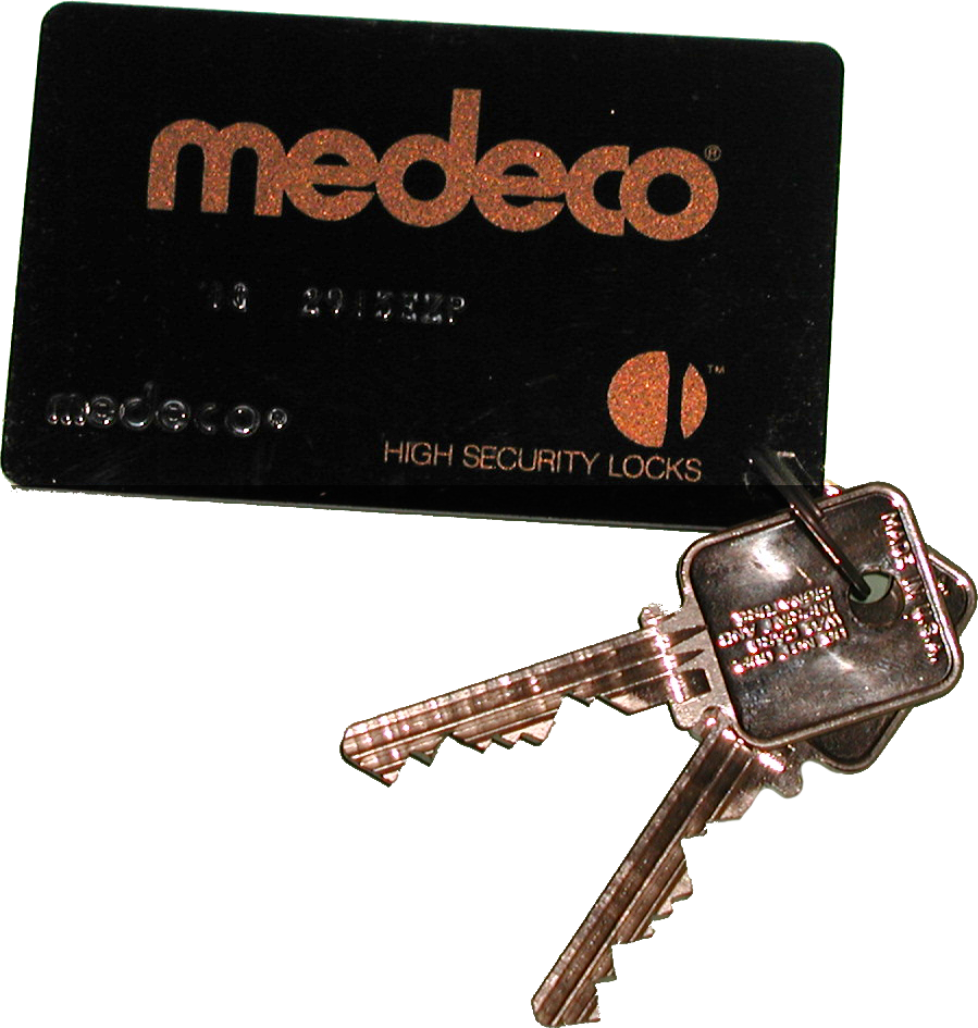 Medeco CARD-GL-66 Authorization Card for 6-Pin G3 with 2/Keys