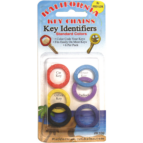 Pro-Lok K100 Key Identifier Card of 6
