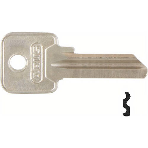 Abus 85/30L KEY BLANK Abus Original Key Blanks AB62F