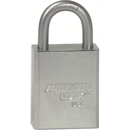American Lock A1105KA53347 CLR Safety Padlock 1in Shackle Clear, Keyed Alike