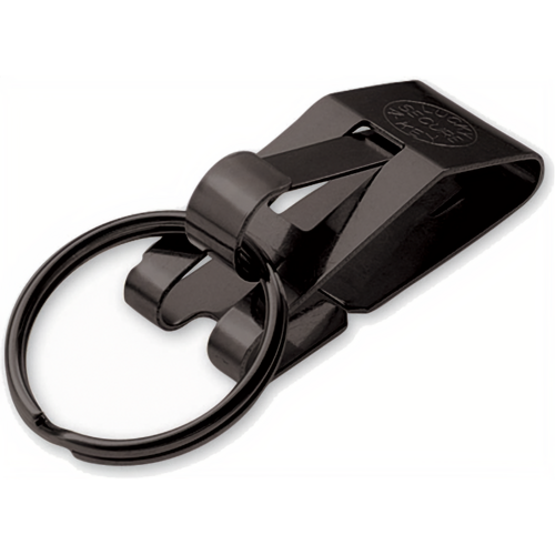 Luckyline 47001 Secure-A-Key for Wide Belts, Black Stainless Steel 1/Card