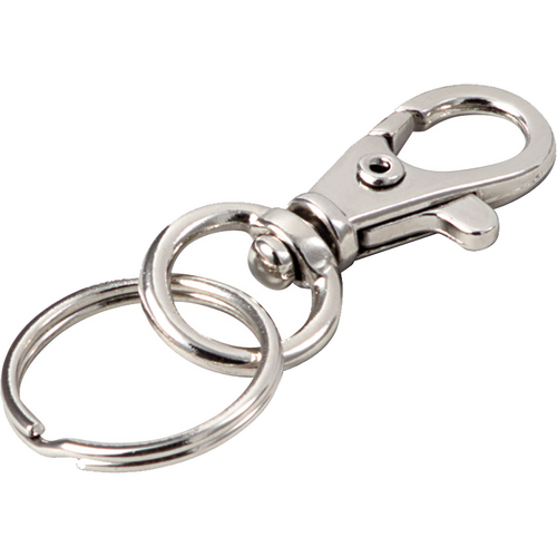 Luckyline 44324 Mini Trigger Snap Nickel Plated w/Ring 24