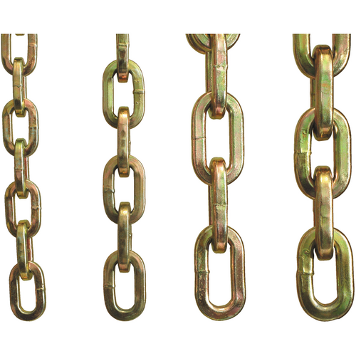Abus 14KS CHAIN - PRICE/FOOT 14KS Hardened Steel Chain, 9/16in Dia, Squared Links, Sold by the Foot