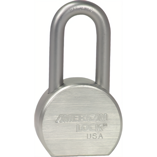 American Lock A701KA57376 Padlock Round Chrome 2in Shackle