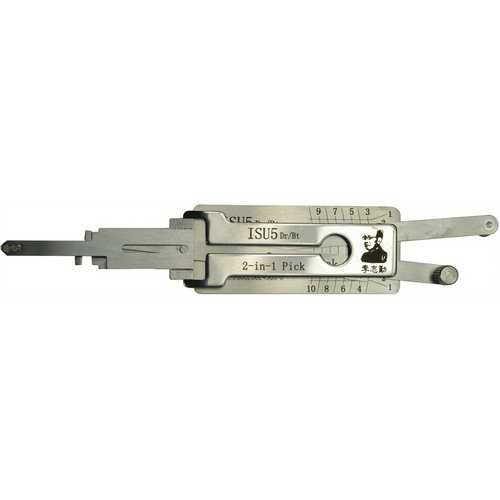 Lishi ISU5 DR-BT 2-in-1 Pick/Decoder for Isuzu NPR/Mitsubishi Fuso Trucks B113/X275/ISU5 Door