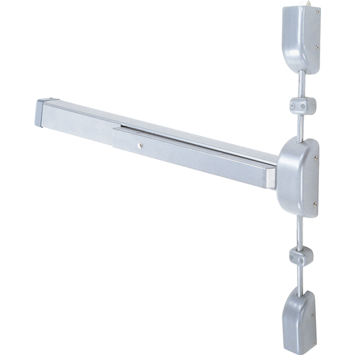 Arrow Lock S1150-AL-36 SVR Vertical Rod Exit Device, No Trim, Hex Dogging, 36in, Grade 1, Aluminum