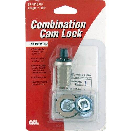 CCL CK4113 1-1/8in Combo Cam Lock