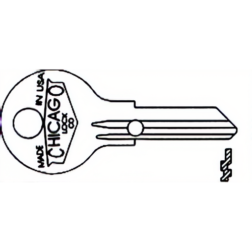 Compx DK103G Chicago Key Blanks