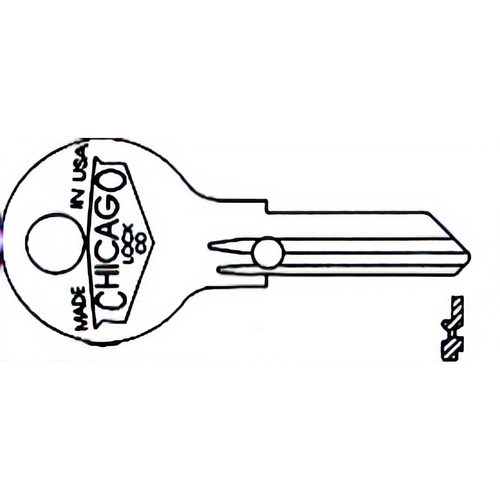 Compx DK104H Chicago Key Blanks 104AM AP4 K104