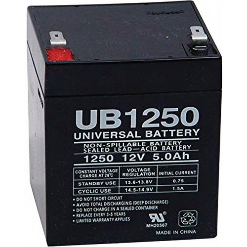 Universal Power UB1250 12 Volt 5.0AH Battery