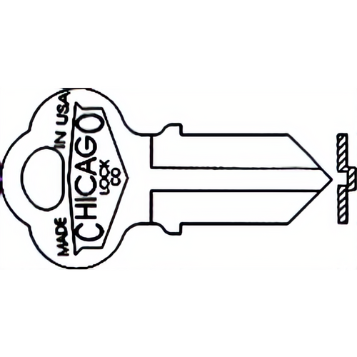 Compx DK4 Chicago Key Blanks K4 1041G CG1